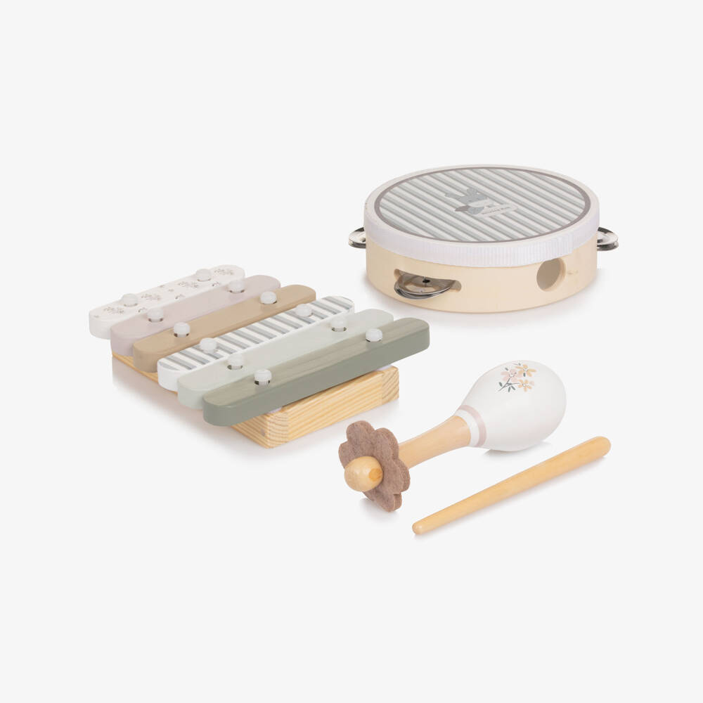Pasito a Pasito-Wooden Musical Instrument Set (16cm) | Childrensalon Outlet