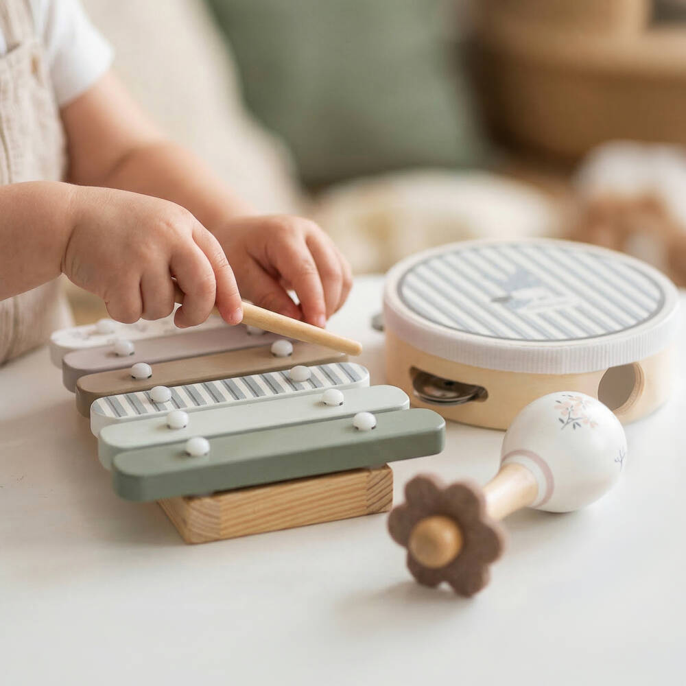 Pasito a Pasito-Wooden Musical Instrument Set (16cm) | Childrensalon Outlet
