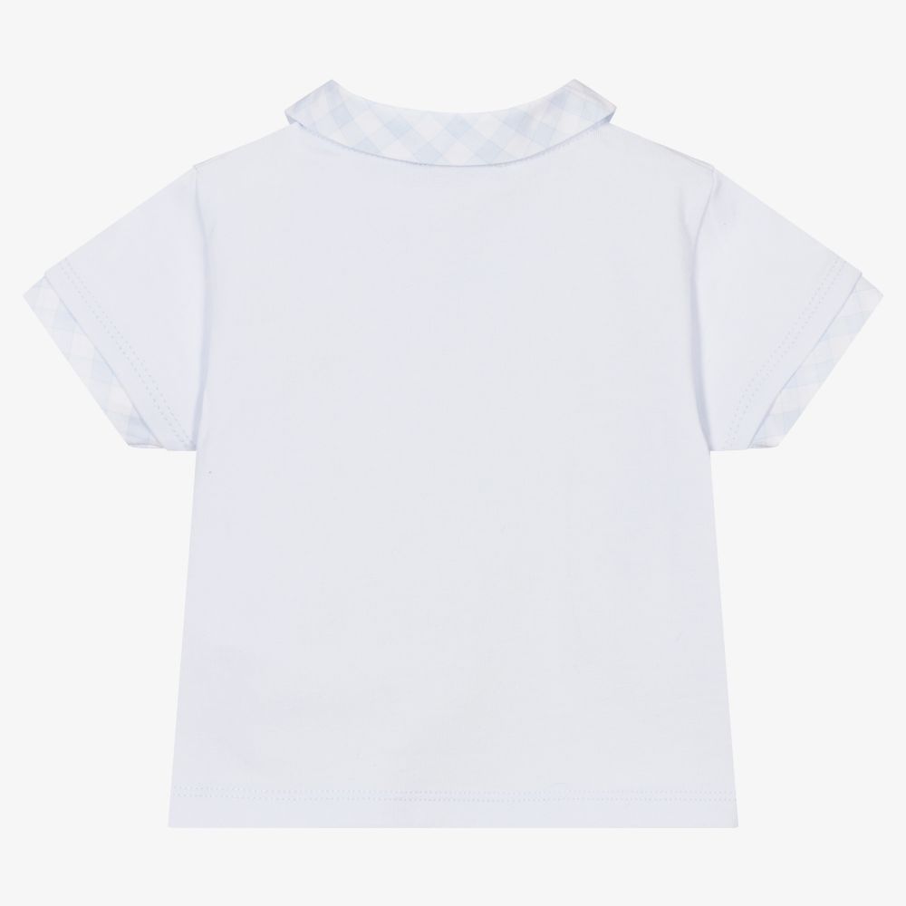 Patachou-Baby Boys Blue Polo Shirt | Childrensalon Outlet