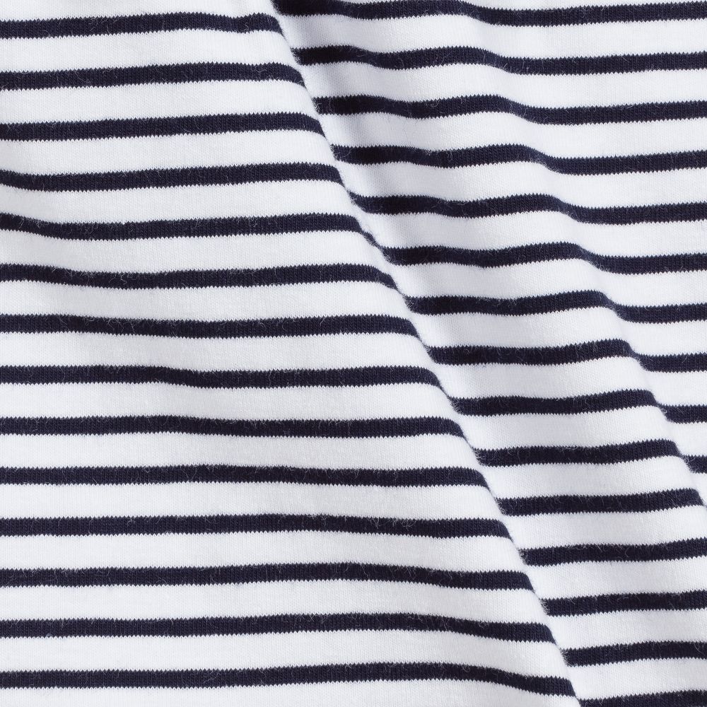 Patachou-Baby Girls Blue Striped Top | Childrensalon Outlet
