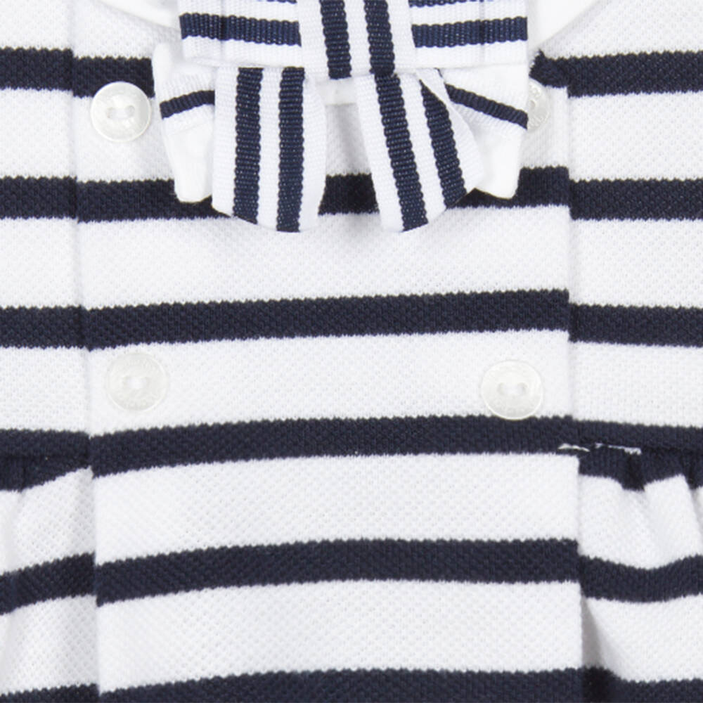 Patachou-Baby Girls Cotton Piqué Sailor Dress | Childrensalon Outlet