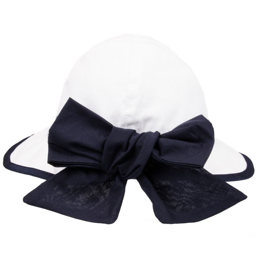 Patachou-Baby Girls Cotton Sun Hat | Childrensalon Outlet