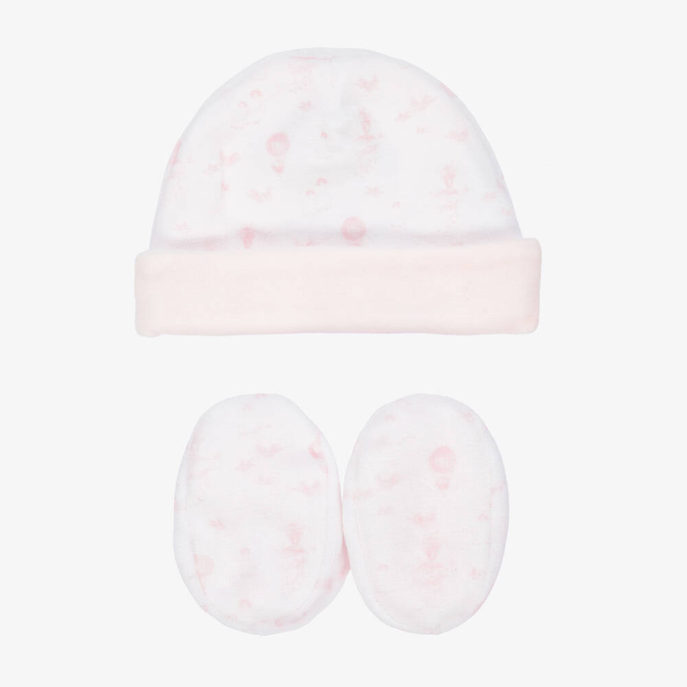 Patachou-Baby Girls Hat & Booties Set | Childrensalon Outlet