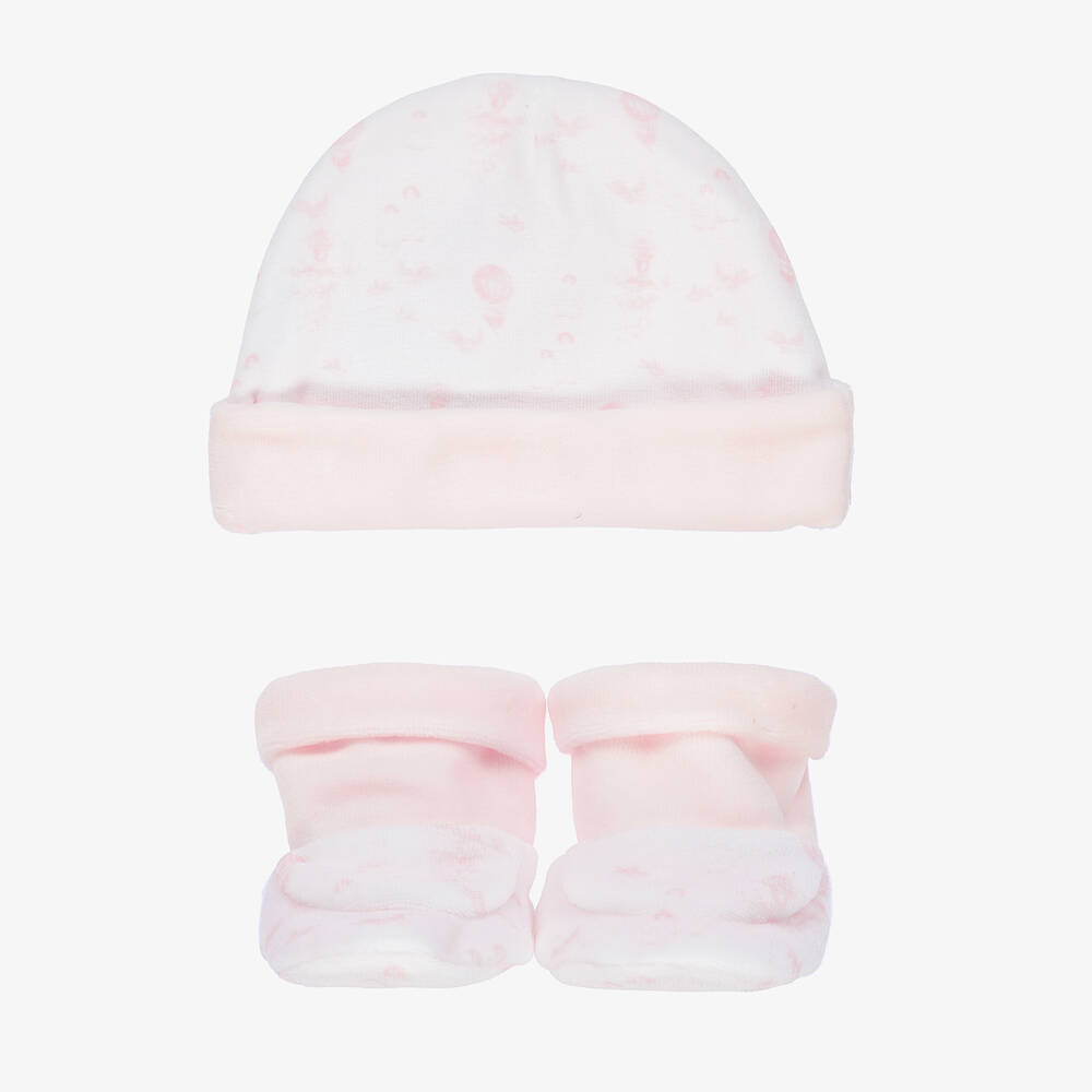 Patachou Baby Girls Hat Booties Set Childrensalon Outlet