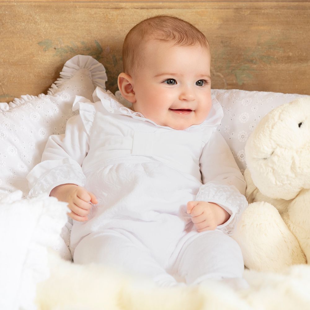 Patachou Ensemble Pyjama Blanc Bebe Fille Childrensalon Outlet Patachou Ensemble Pyjama Blanc Bebe Fille Childrensalon Outlet