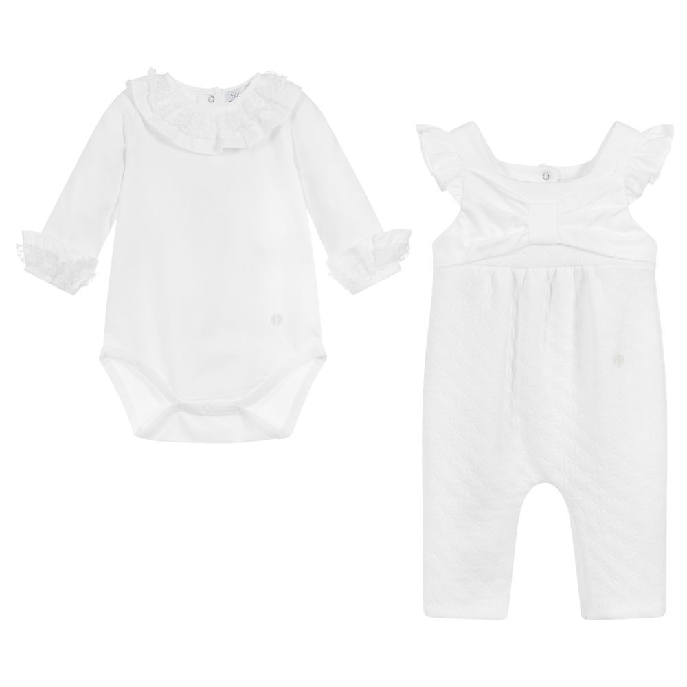 Patachou Conjunto De Body De Bebe Blanco Para Bebe Nina Childrensalon Outlet Patachou Conjunto De Body De Bebe Blanco Para Bebe Nina Childrensalon Outlet