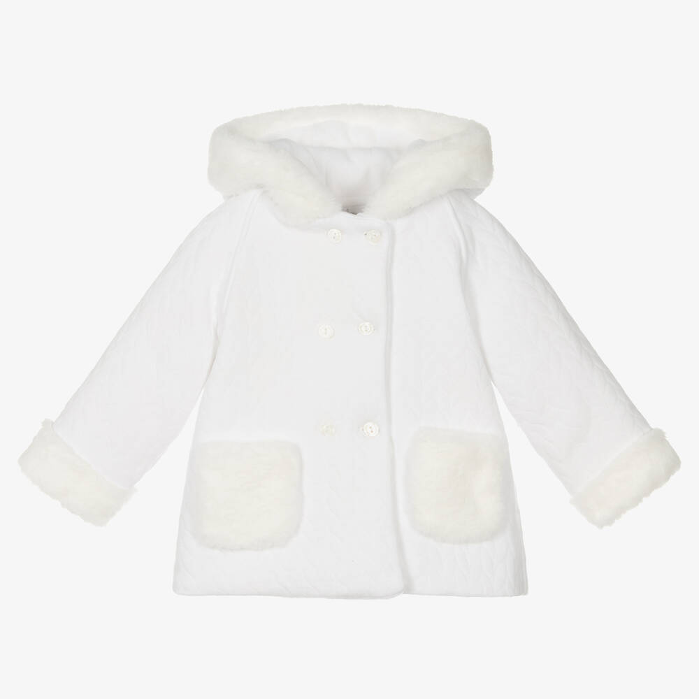 Patachou - Weiße Jacke für Babys (M) | Childrensalon