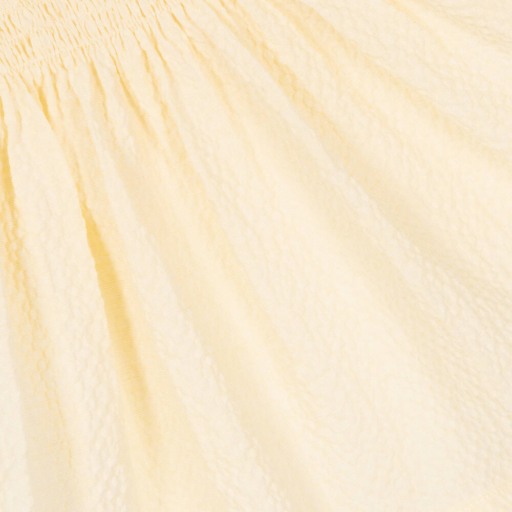 Patachou-Baby Girls Yellow Cotton Dress | Childrensalon Outlet