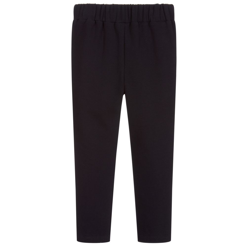 Patachou-Blue Cotton Jersey Trousers | Childrensalon Outlet