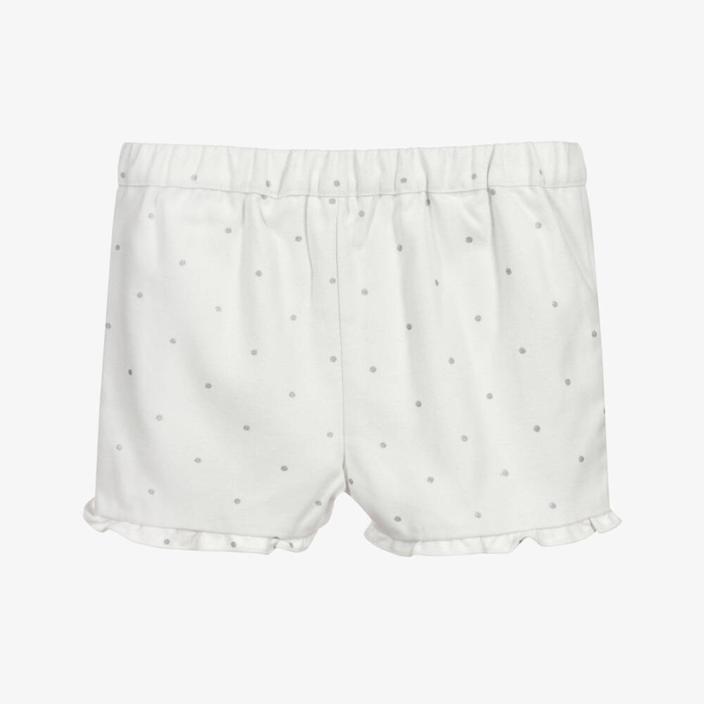 Patachou-Blue Polka Dot Shorts | Childrensalon Outlet