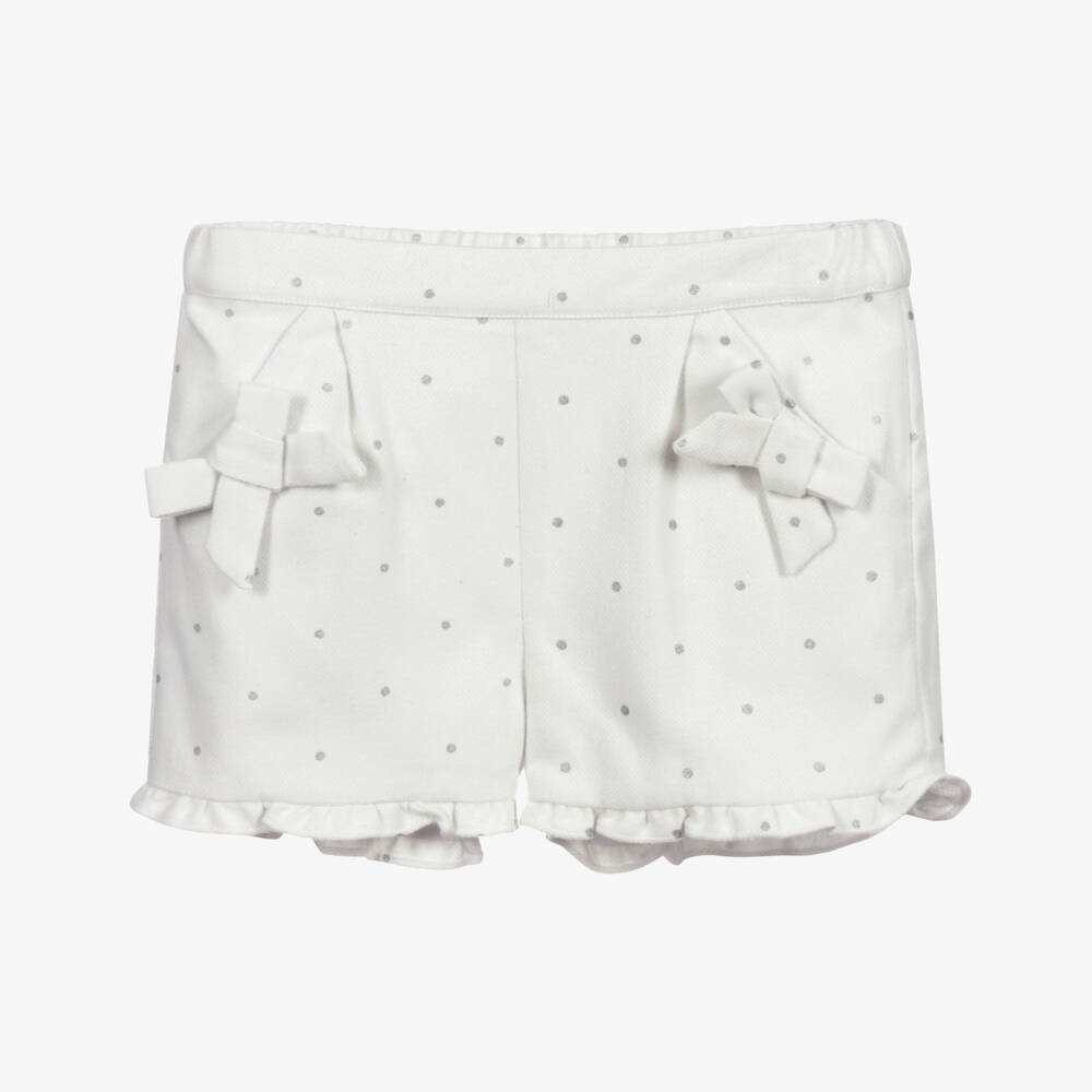 Patachou-Blue Polka Dot Shorts | Childrensalon Outlet
