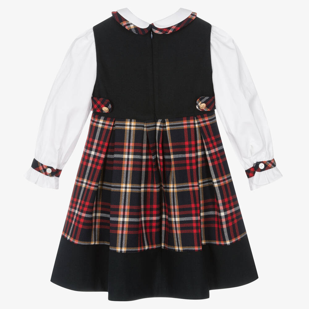 Baby tartan store pinafore dress