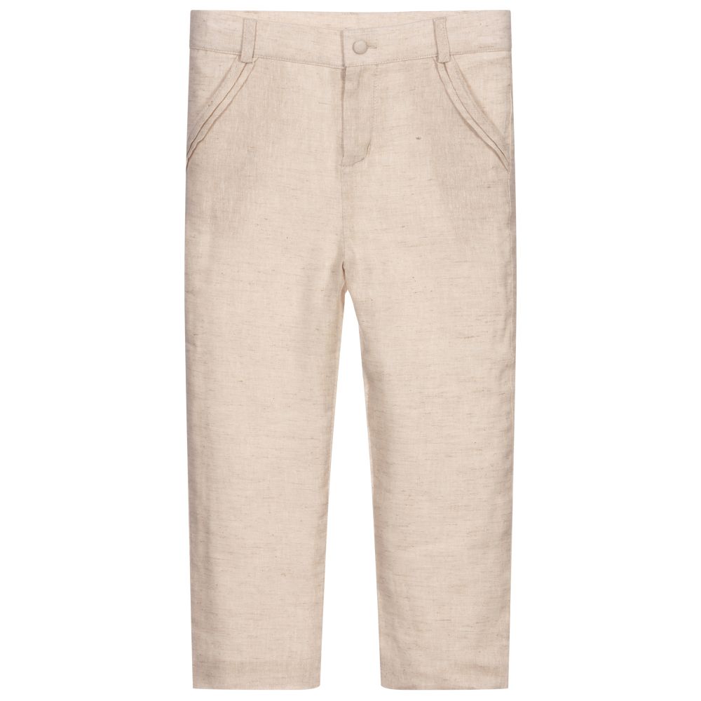 Linen boys sale trousers