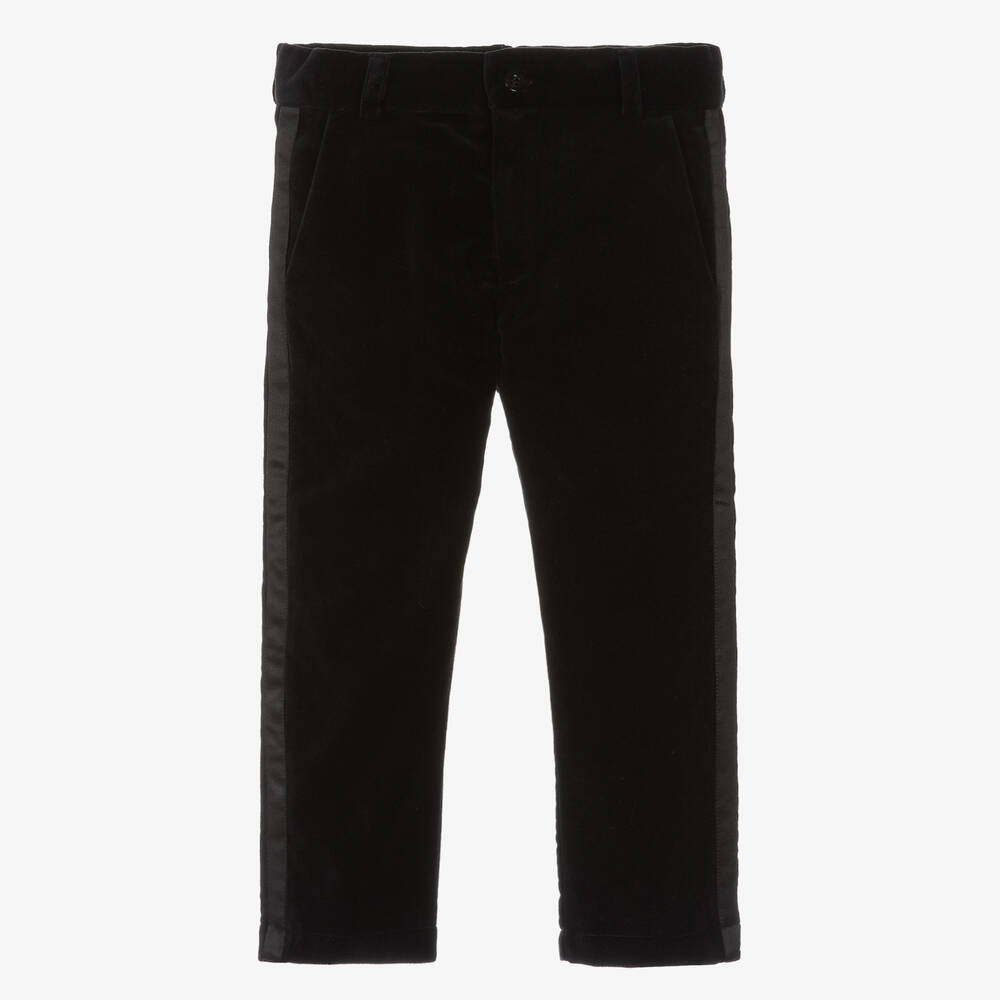 Patachou - Черные бархатные брюки | Childrensalon