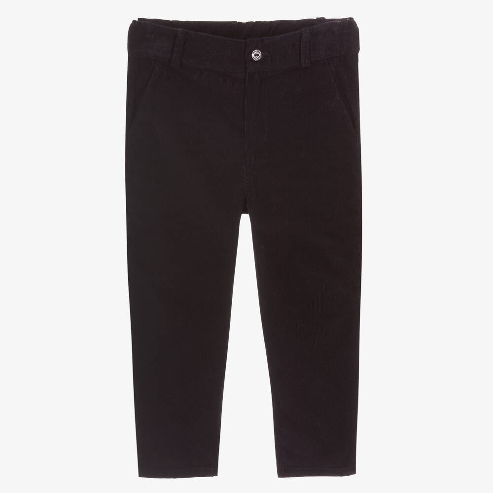 Patachou - Boys Blue Corduroy Trousers | Childrensalon