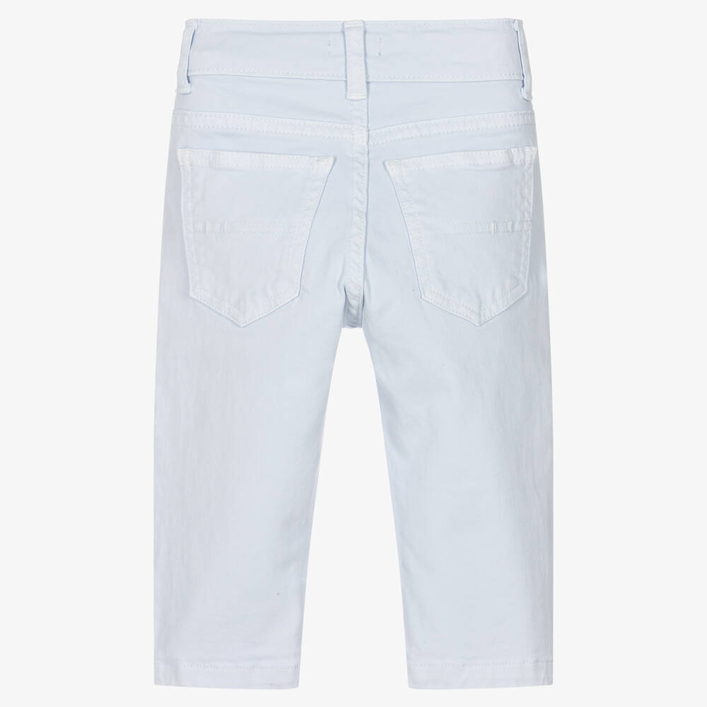 Patachou-Boys Blue Cotton Trousers | Childrensalon Outlet