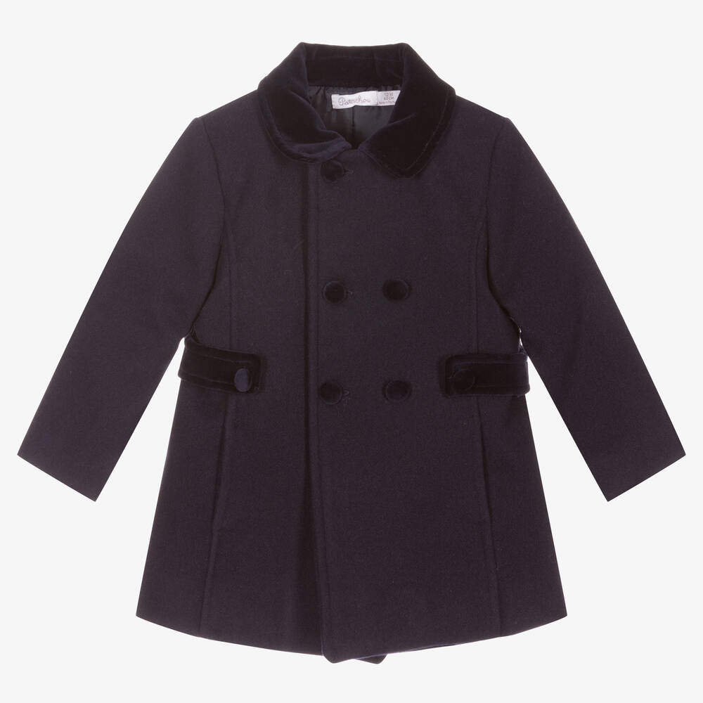 Patachou - Manteau traditionnel bleu Garçon | Childrensalon