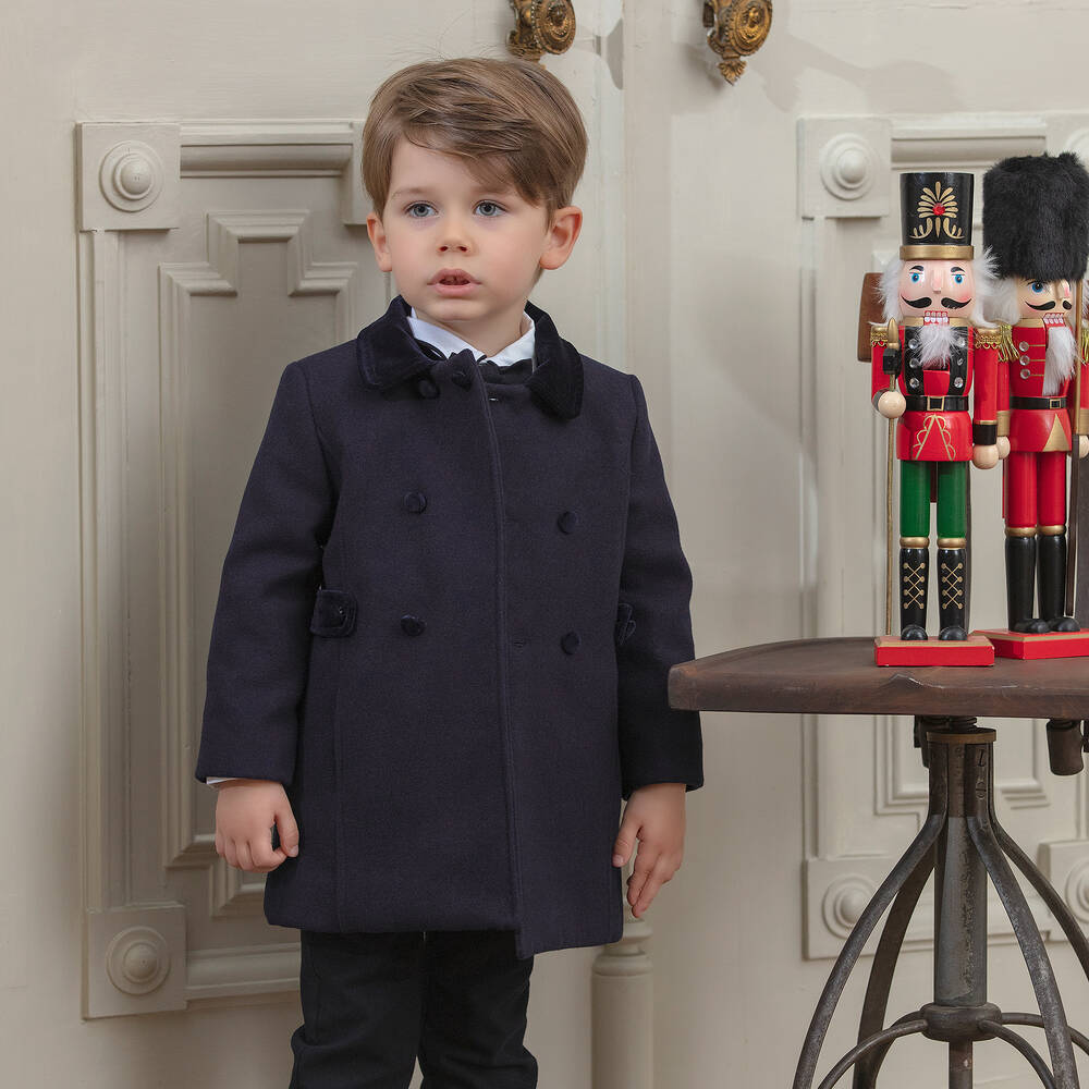 Traditional boys cheap coat
