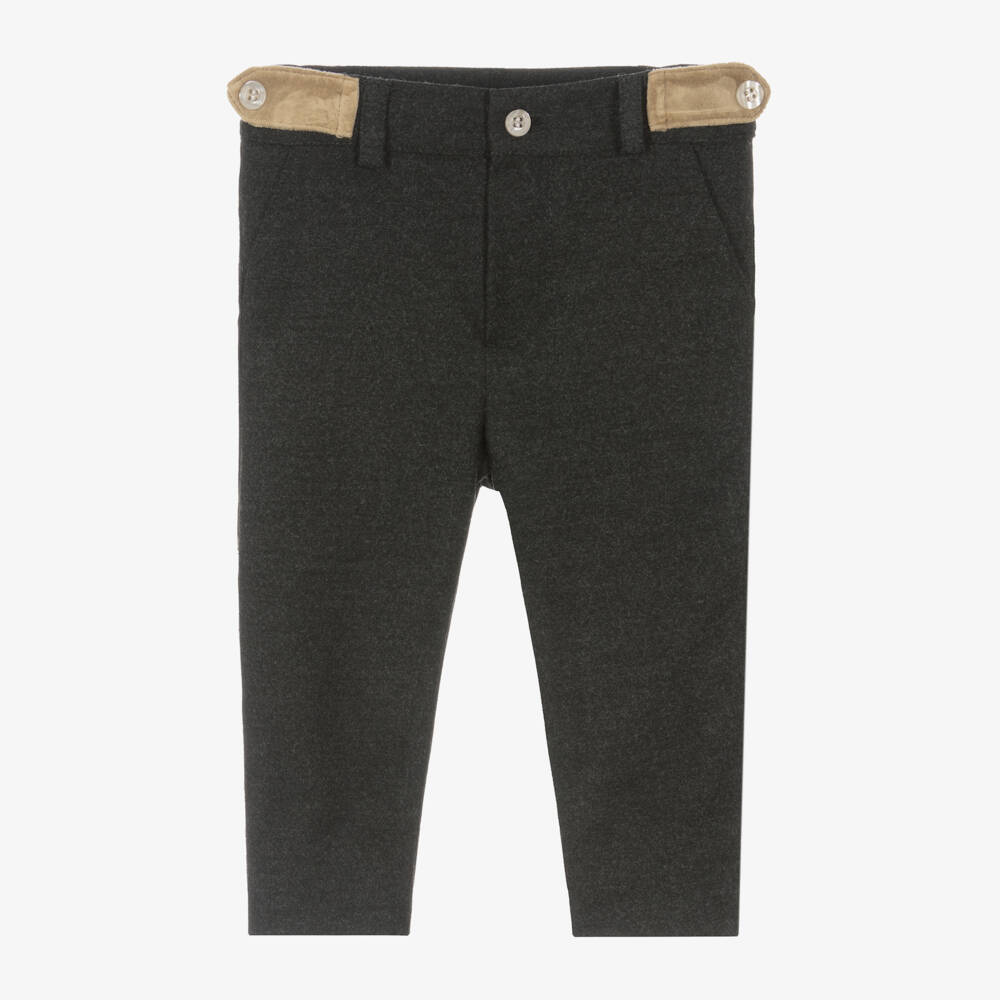 Patachou-Boys Charcoal Formal Trousers | Childrensalon Outlet