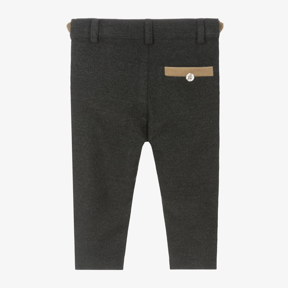 Patachou-Boys Charcoal Formal Trousers | Childrensalon Outlet