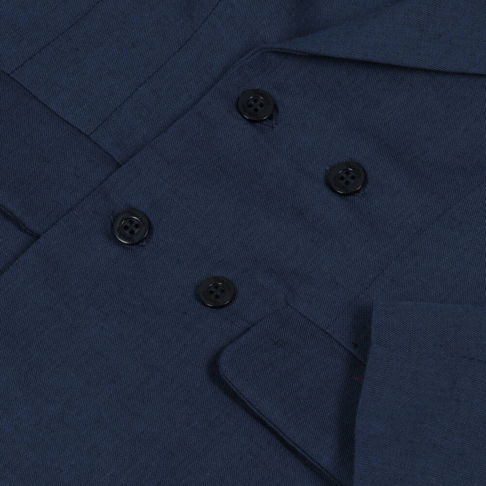 Patachou-Boys Classic Navy Linen Ensemble | Childrensalon Outlet