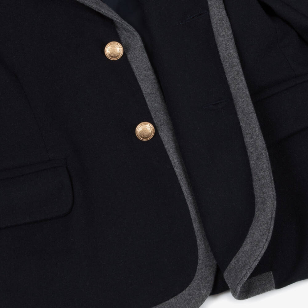 Patachou-جاكيت كلاسيكي أزرق داكن للأولاد | Childrensalon Outlet