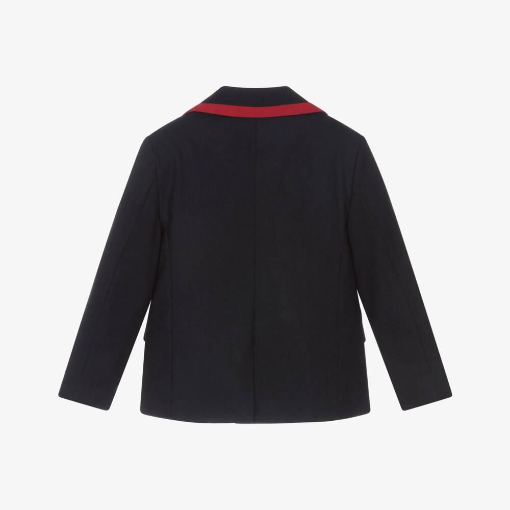 Patachou-جاكيت كلاسيكي أزرق داكن للأولاد | Childrensalon Outlet