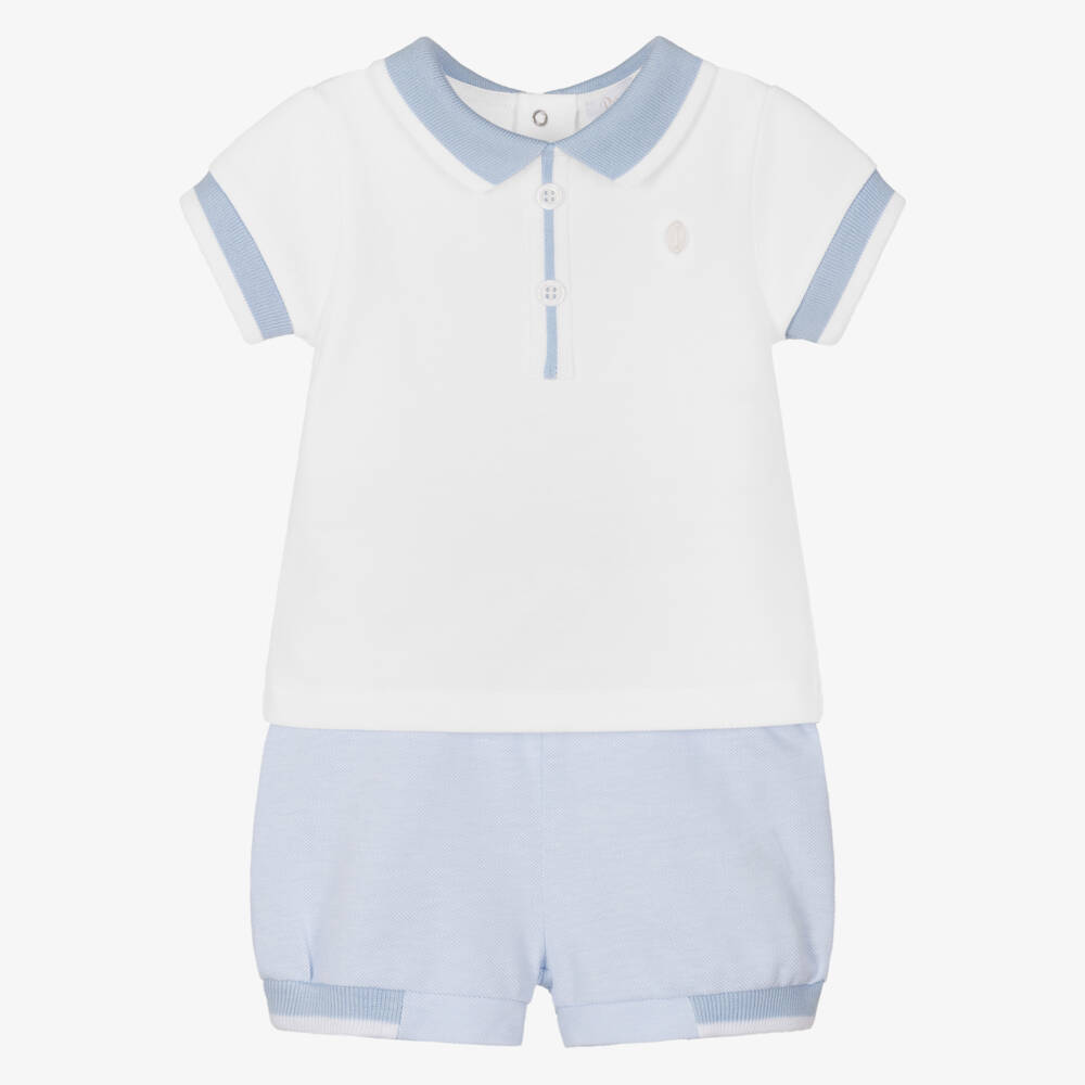 Patachou-Комплект из хлопка синий для мальчиков | Childrensalon Outlet
