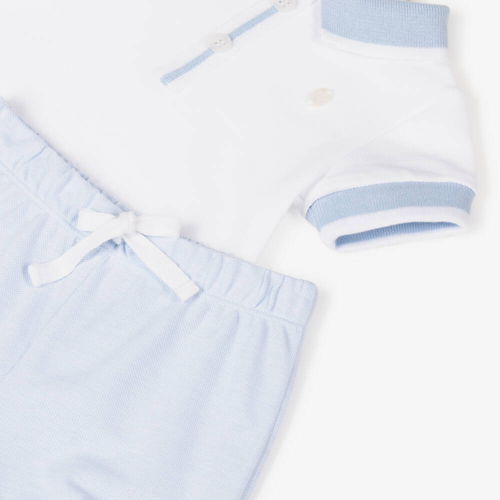 Patachou-Комплект из хлопка синий для мальчиков | Childrensalon Outlet