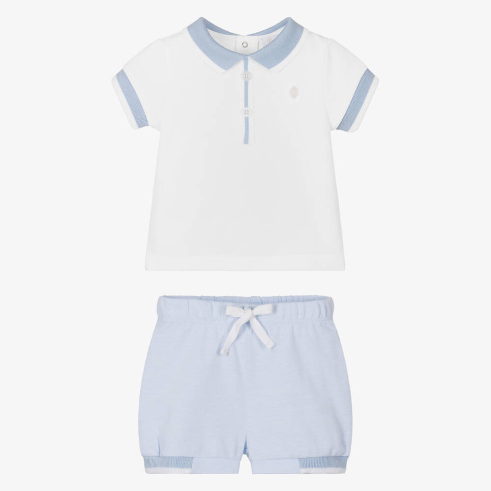 Patachou-Комплект из хлопка синий для мальчиков | Childrensalon Outlet