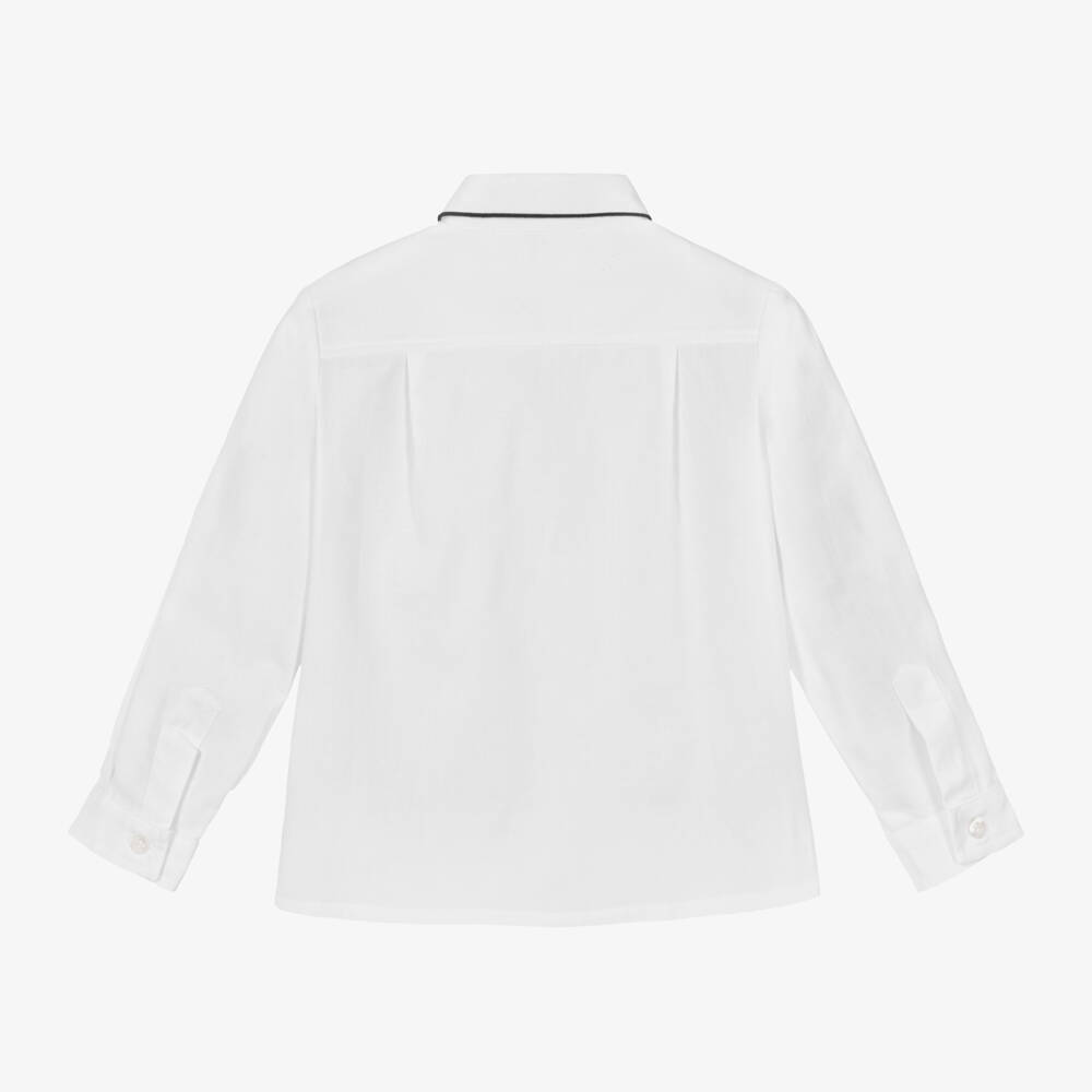 Patachou-Boys Cotton Shirt with Bow Tie | Childrensalon Outlet