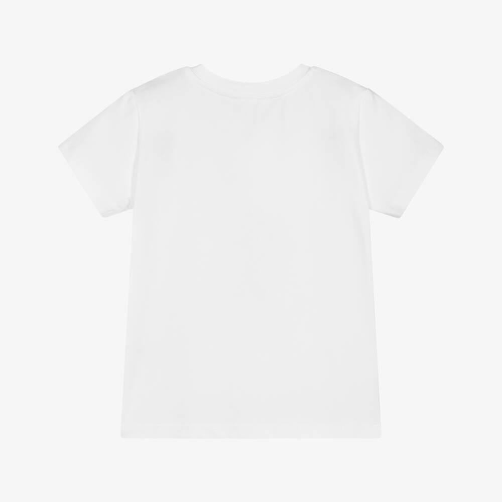 Patachou-Boys Cotton Tee with Teddy Design | Childrensalon Outlet