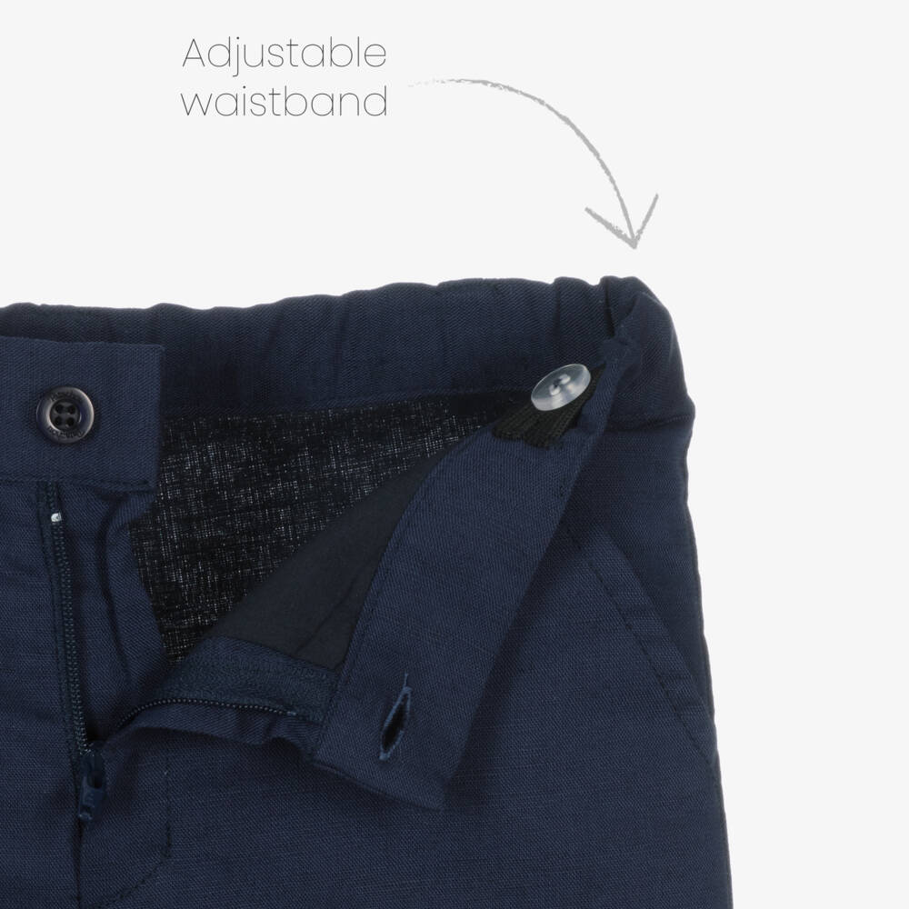 Patachou-Летний комплект кремовый и синий для мальчиков | Childrensalon Outlet