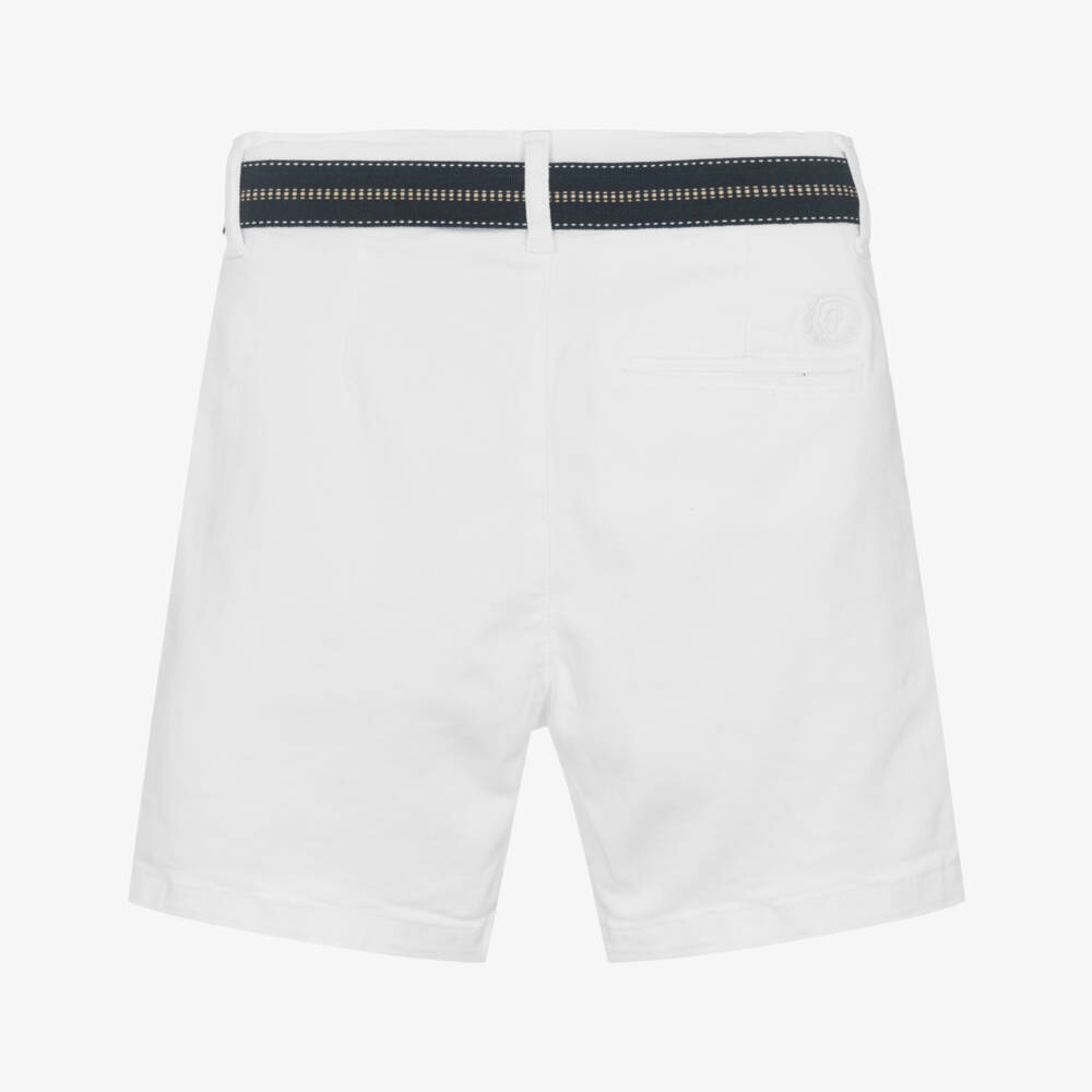 Patachou-Boys Crisp Cotton Twill Shorts | Childrensalon Outlet