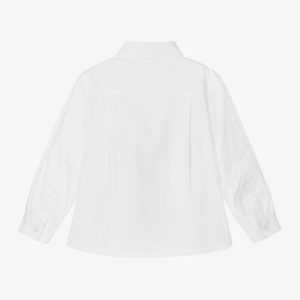 Patachou-Boys Elegant White Dress Shirt | Childrensalon Outlet