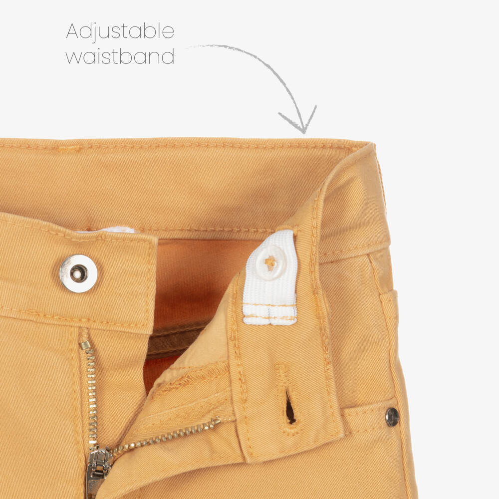 Patachou-Boys Golden Twill Adventure Shorts | Childrensalon Outlet