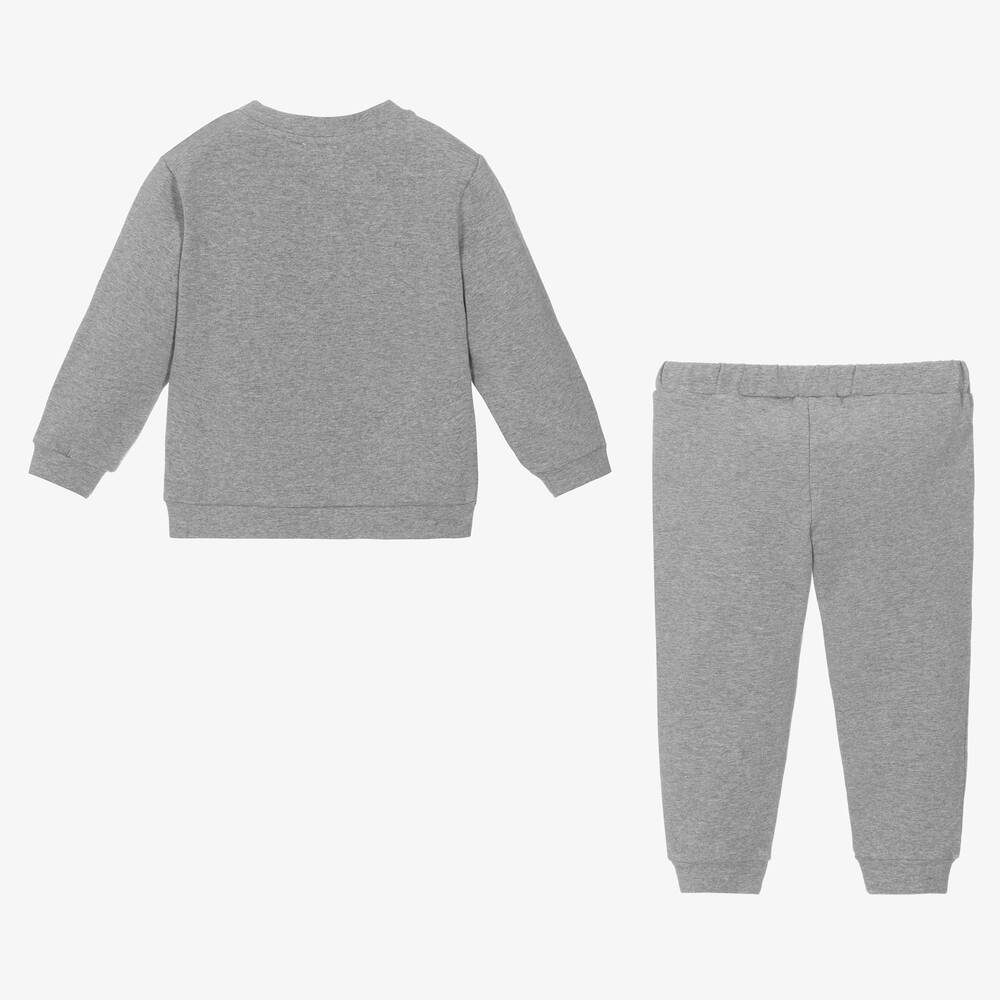 Patachou-Серый спортивный костюм из хлопка | Childrensalon Outlet