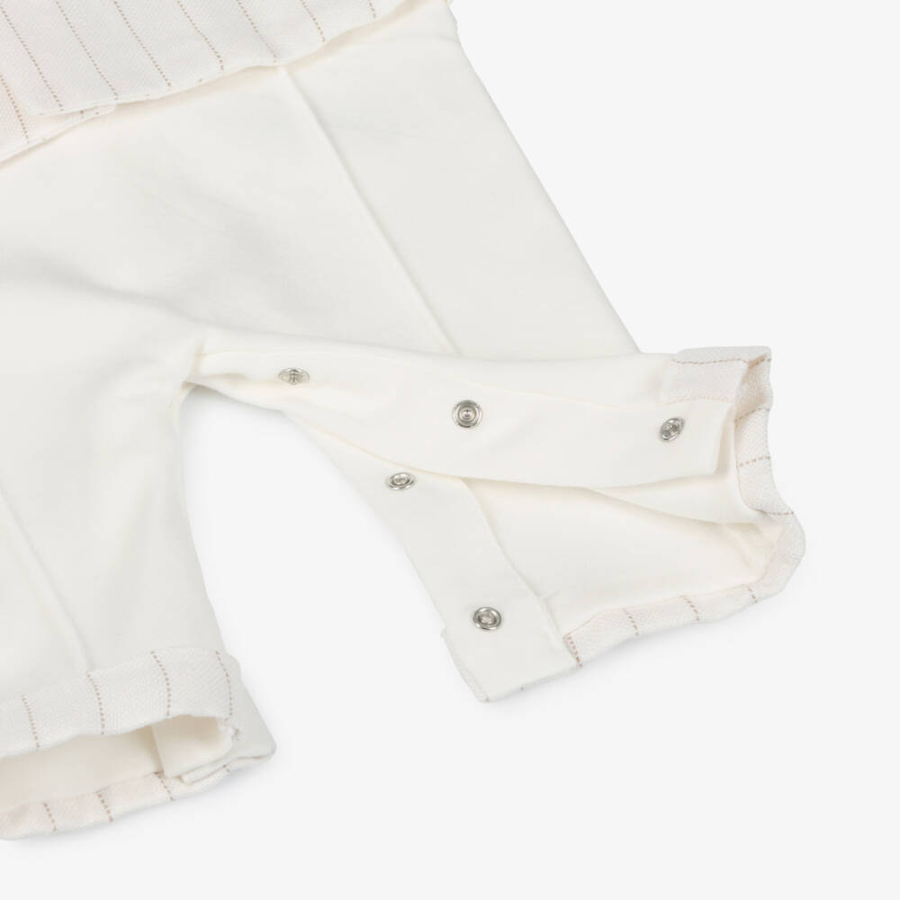 Patachou-Кремовый льняной хлопковый боди для мальчиков | Childrensalon Outlet