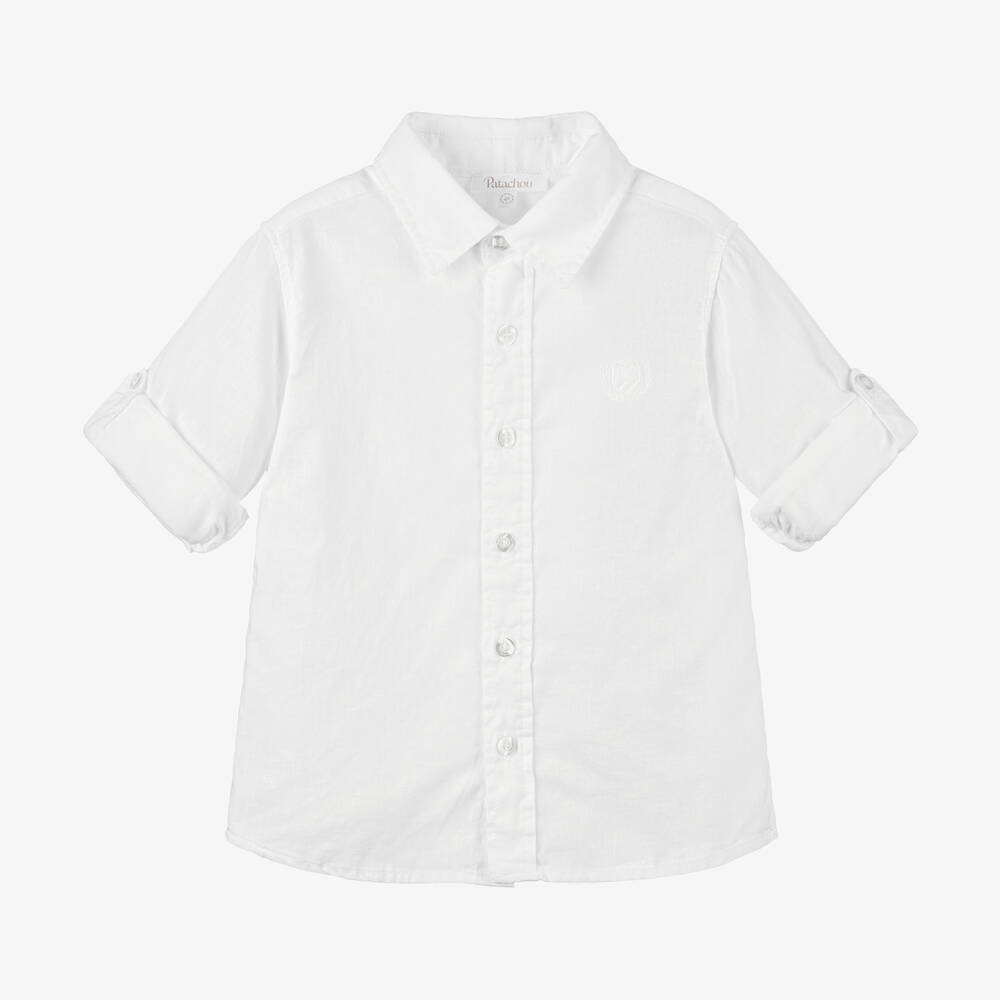 Patachou-Boys Ivory Shorts Suit | Childrensalon Outlet