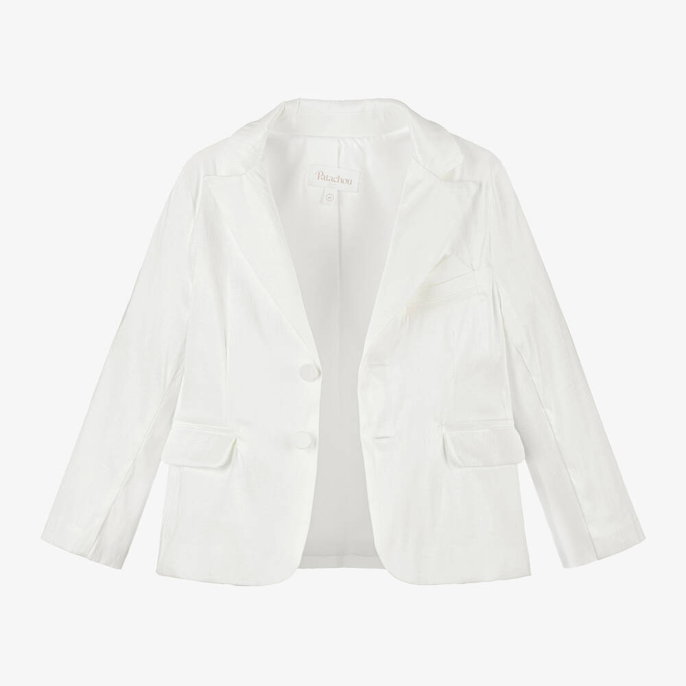 Patachou-Boys Ivory Shorts Suit | Childrensalon Outlet
