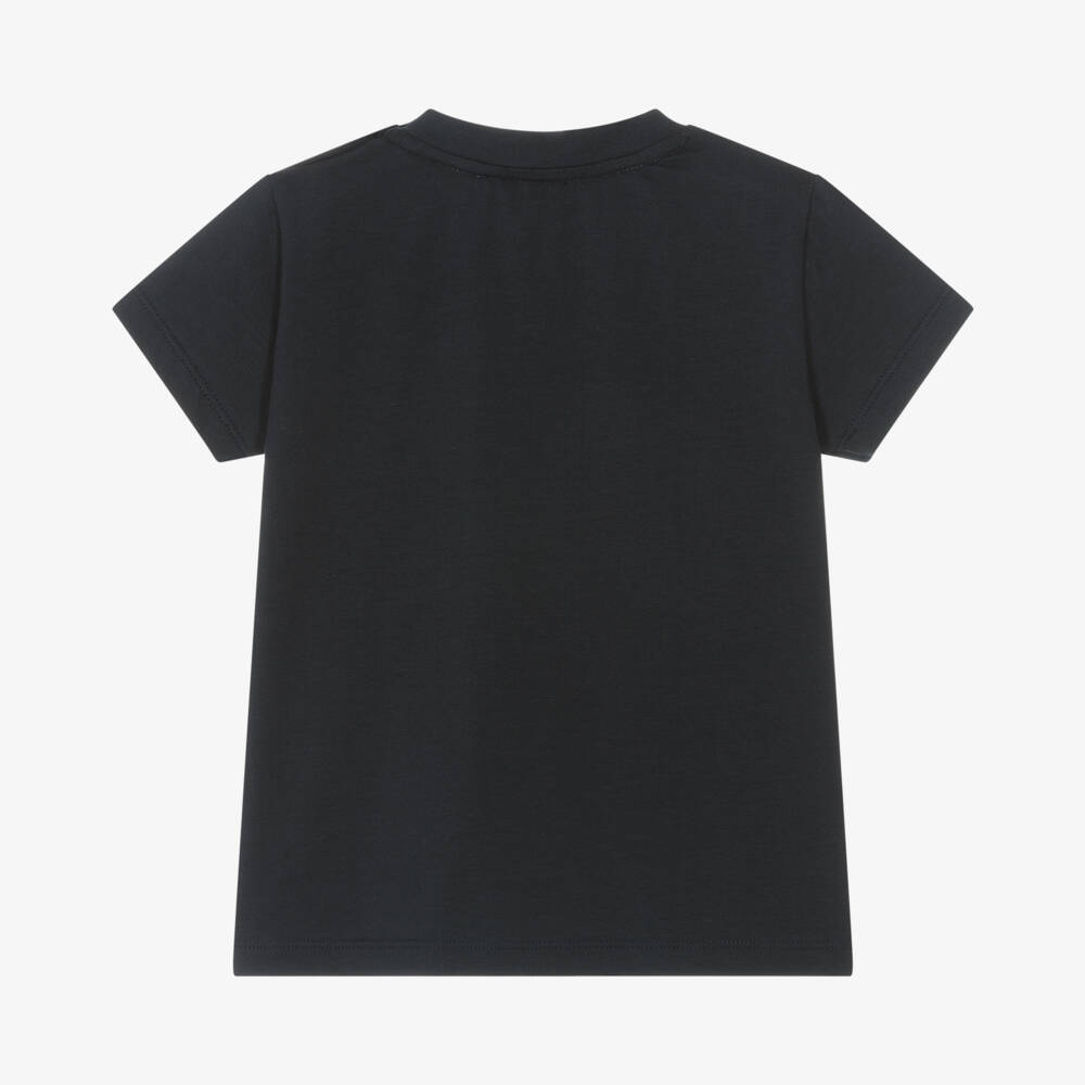 Patachou-Футболка из хлопка синего цвета для мальчиков | Childrensalon Outlet