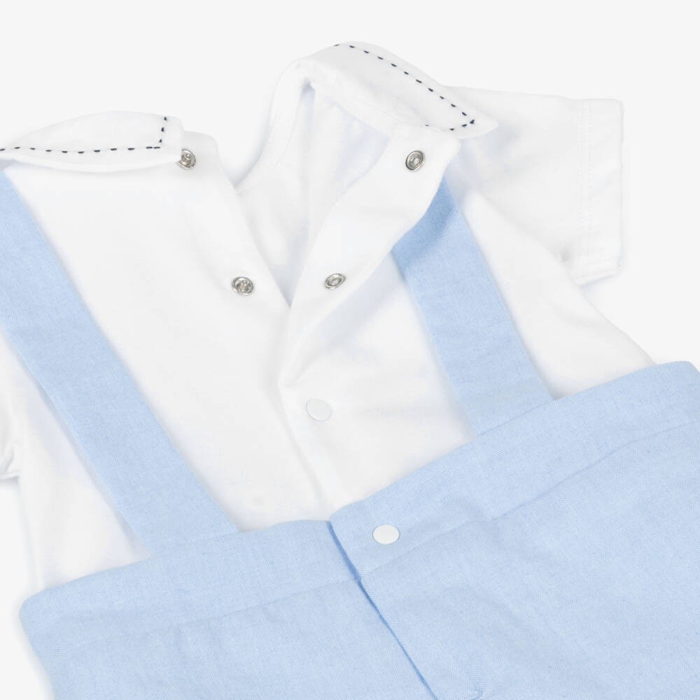 Patachou-Boys Nautical Cotton Blend Shortie | Childrensalon Outlet