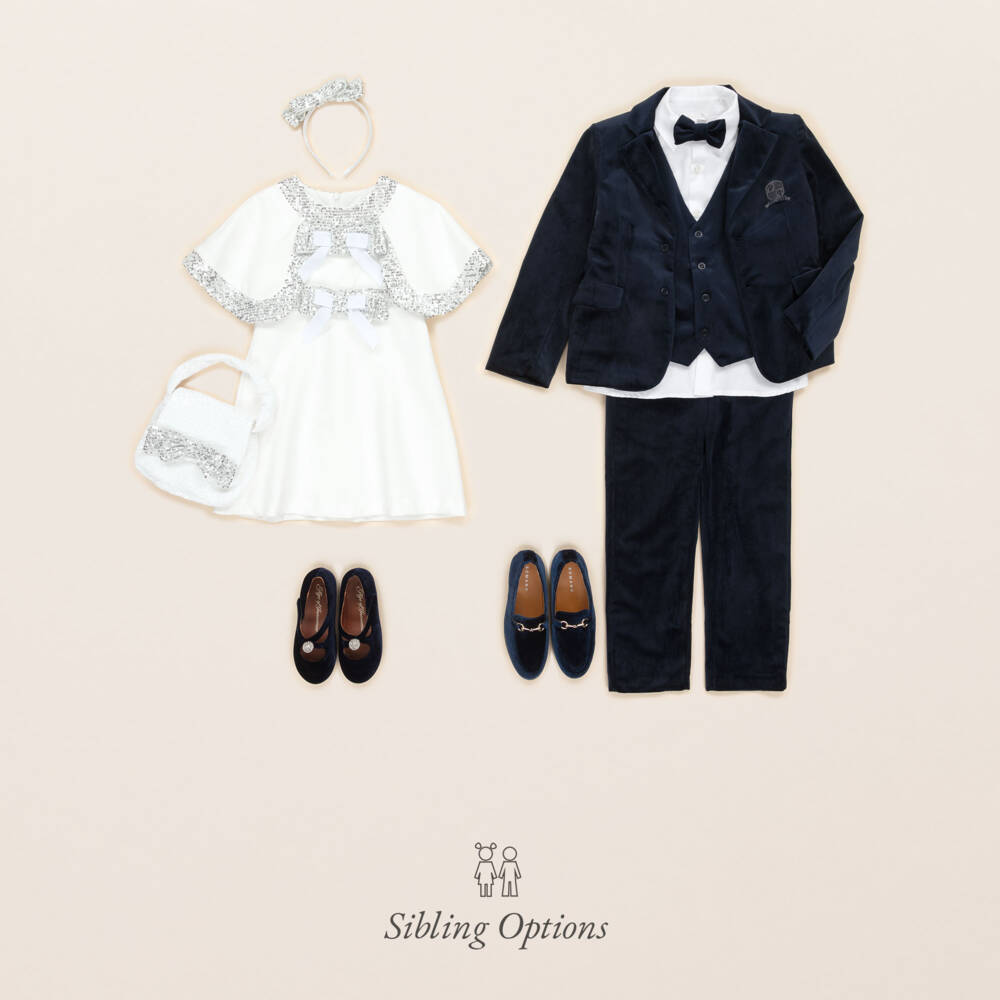 Patachou-Boys Navy Blue Velvet Blazer | Childrensalon Outlet