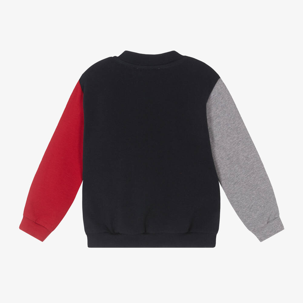 Patachou-Boys Navy Teddy Bear Jumper | Childrensalon Outlet