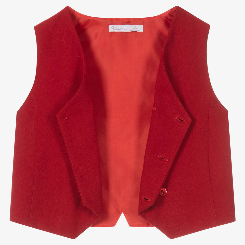 Patachou-Boys Red 3 Piece Suit Set | Childrensalon Outlet