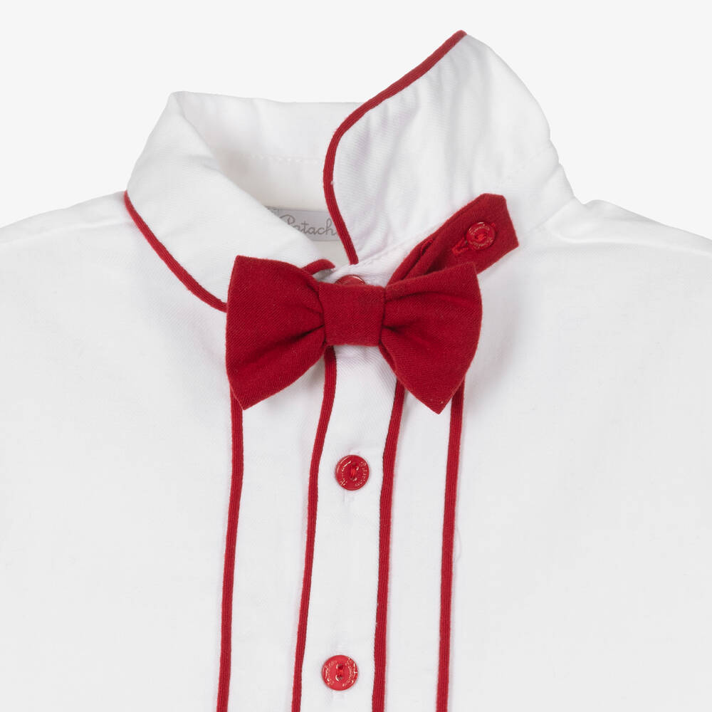 Patachou-Boys Red 3 Piece Suit Set | Childrensalon Outlet