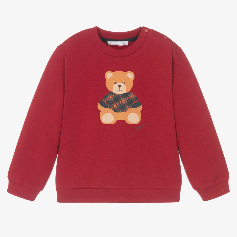 Patachou - Rotes Baumwoll-Sweatshirt (J) | Childrensalon