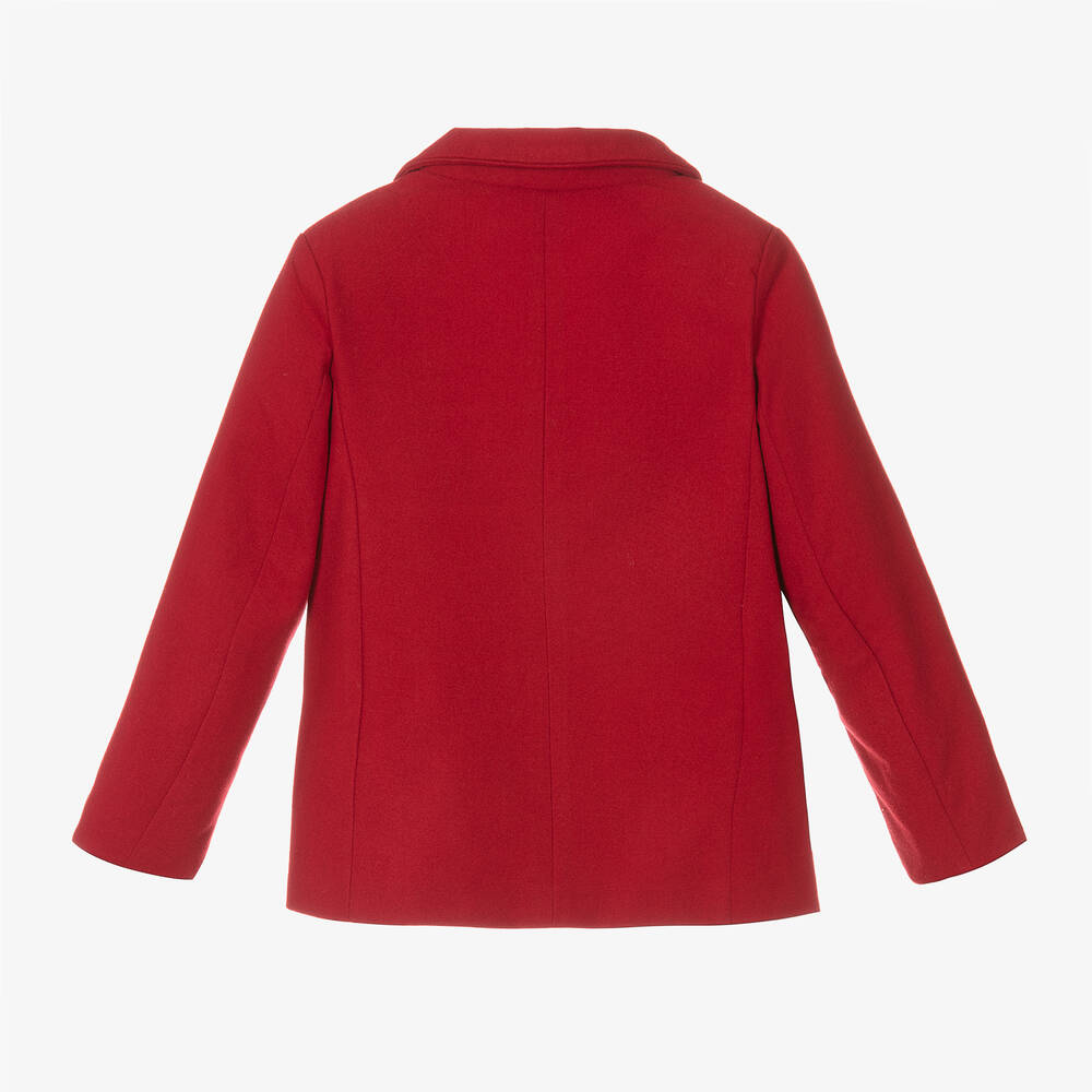 Red blazer for baby boy top