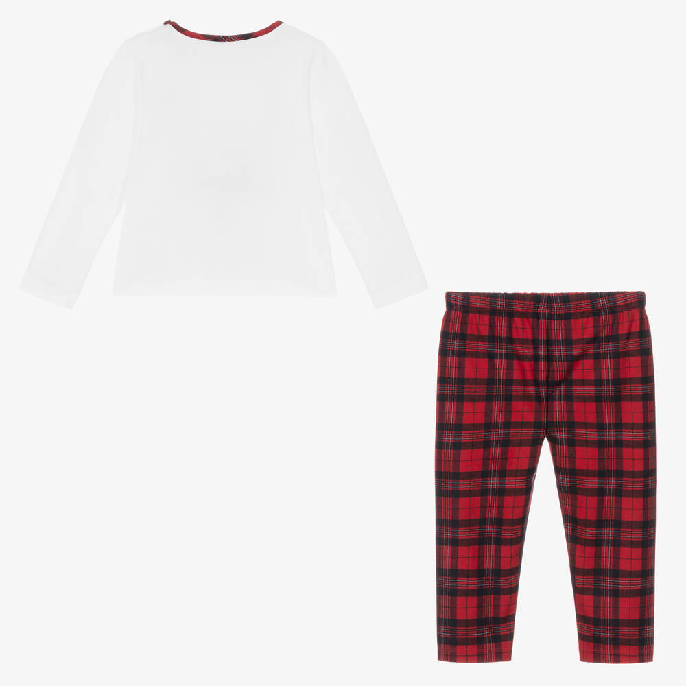 Patachou-Красная пижама в клетку для мальчиков | Childrensalon Outlet