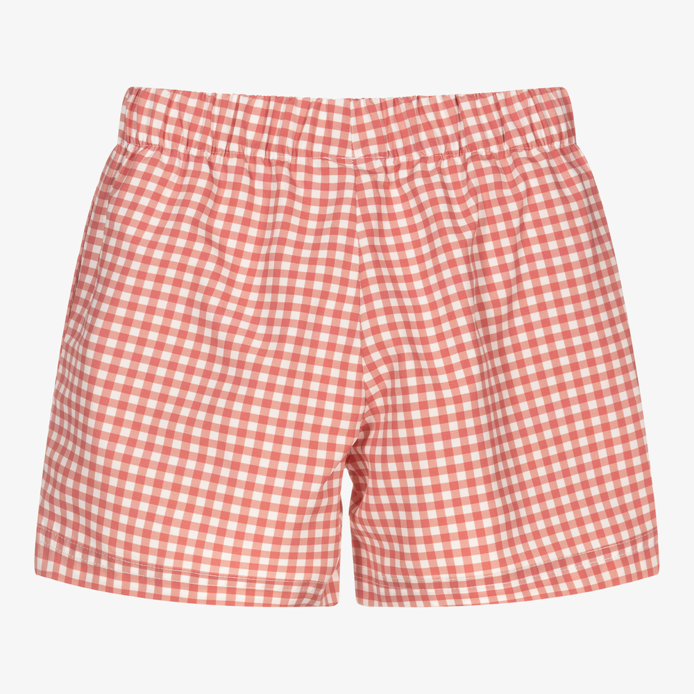 Patachou-Boys Red & White Swim Shorts | Childrensalon Outlet